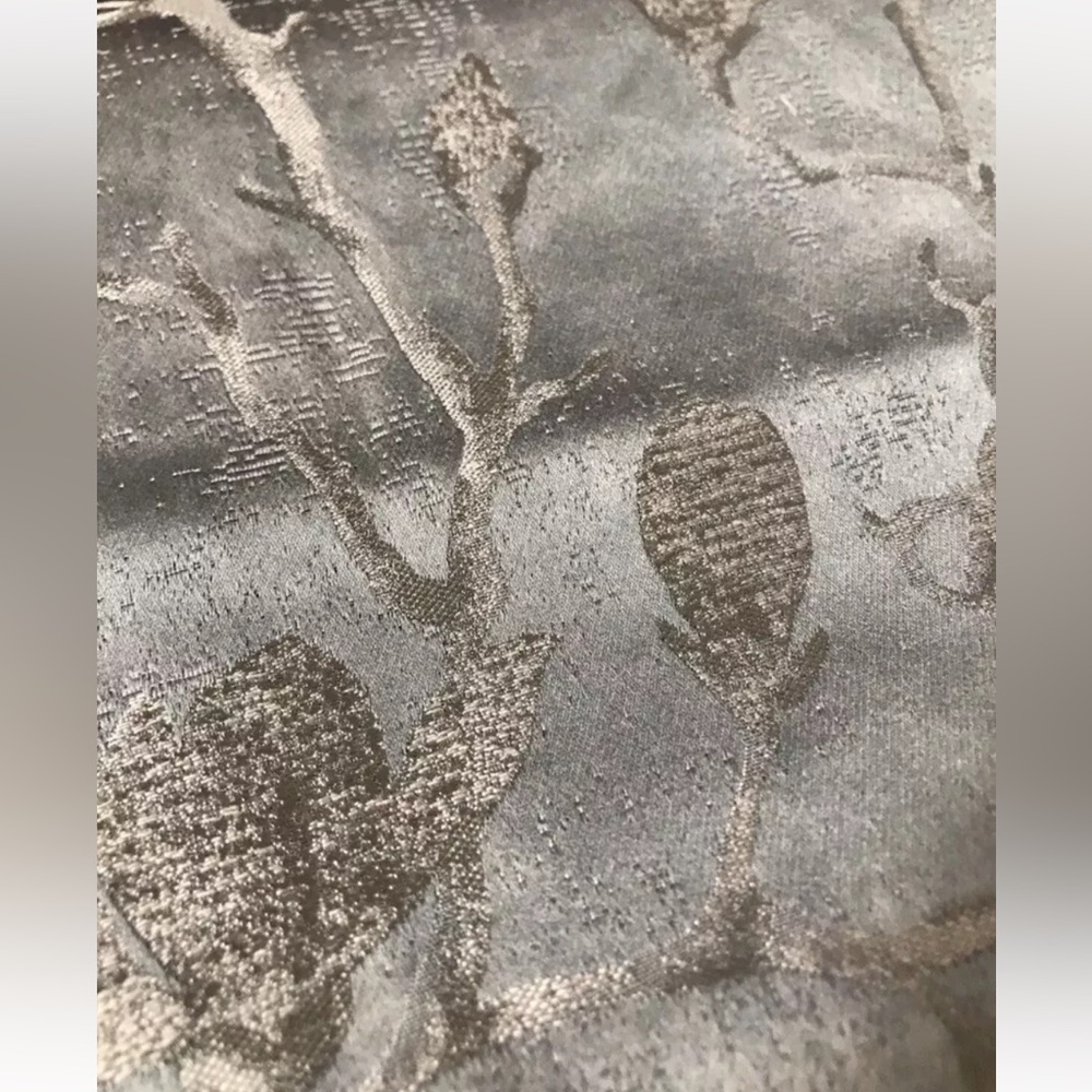 3 PC SET~Hotel Collection Sakura Blossom Slate F/QUEEN Duvet & Shams Slate Blue